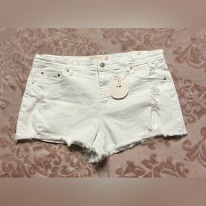 White Denim Shorts NTW